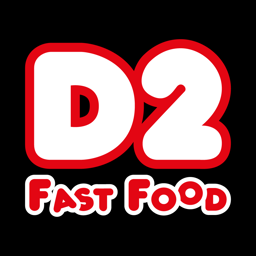 D2 Fast Food logo.